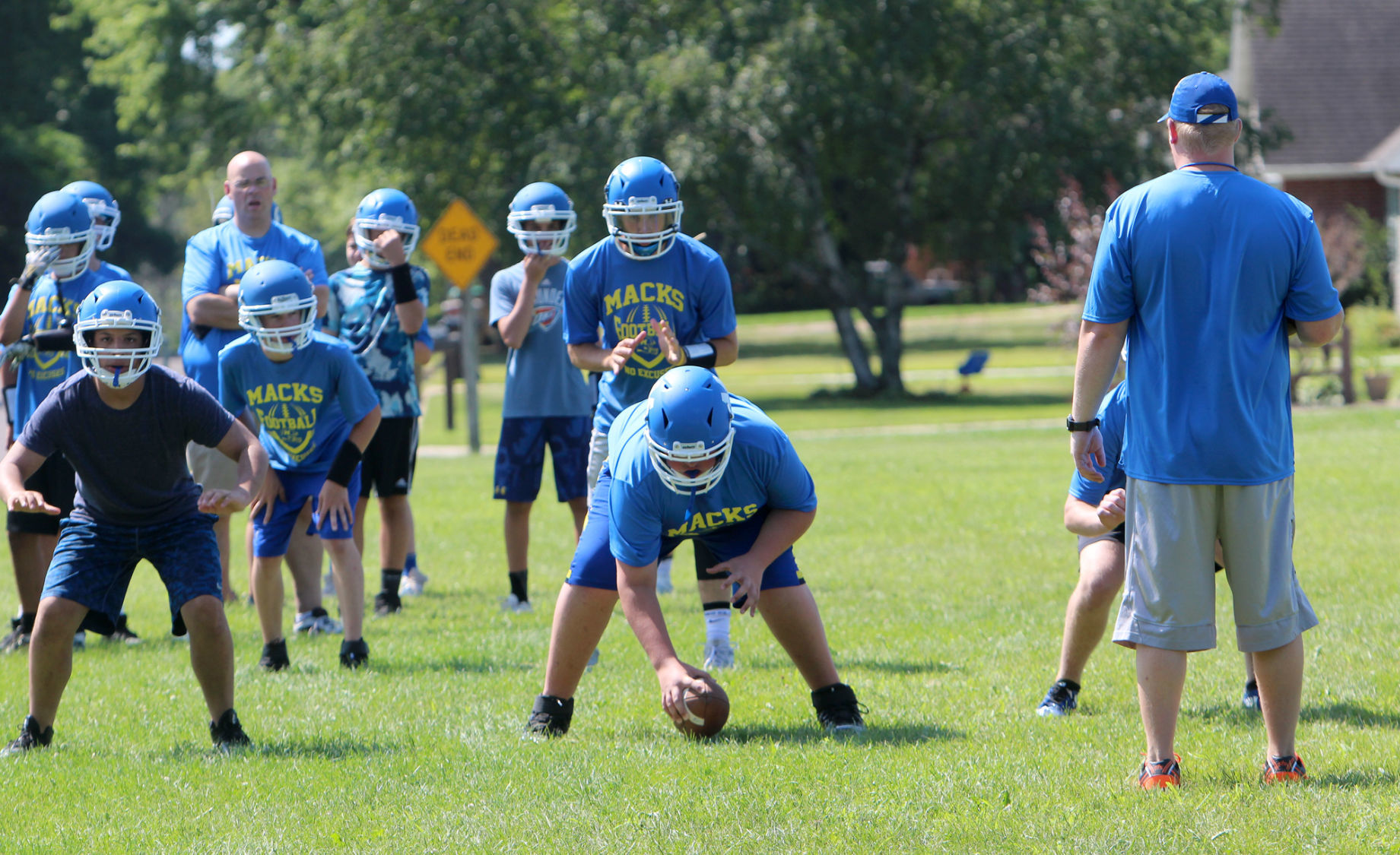 McDonell First Day of Football Practice 8-6-19